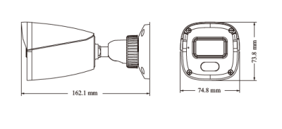 Idex Pro ID-9421S4L-C 2MP 3,6MM Full Color Dahili Sesli Ip Bullet Kamera