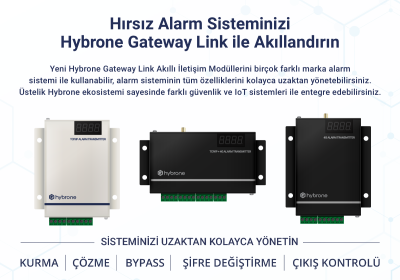 Hybrone HY-CM3002 Gateway Link Akıllı 4G + Ethernet İletişim Modülü